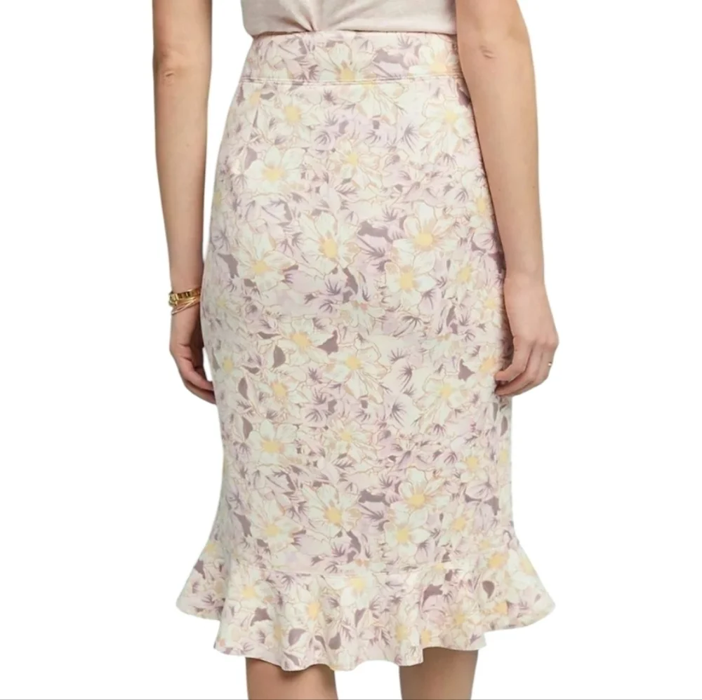 Anthropologie womens ruffled